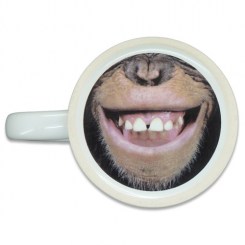 Taza con base impresa Mono o Perro